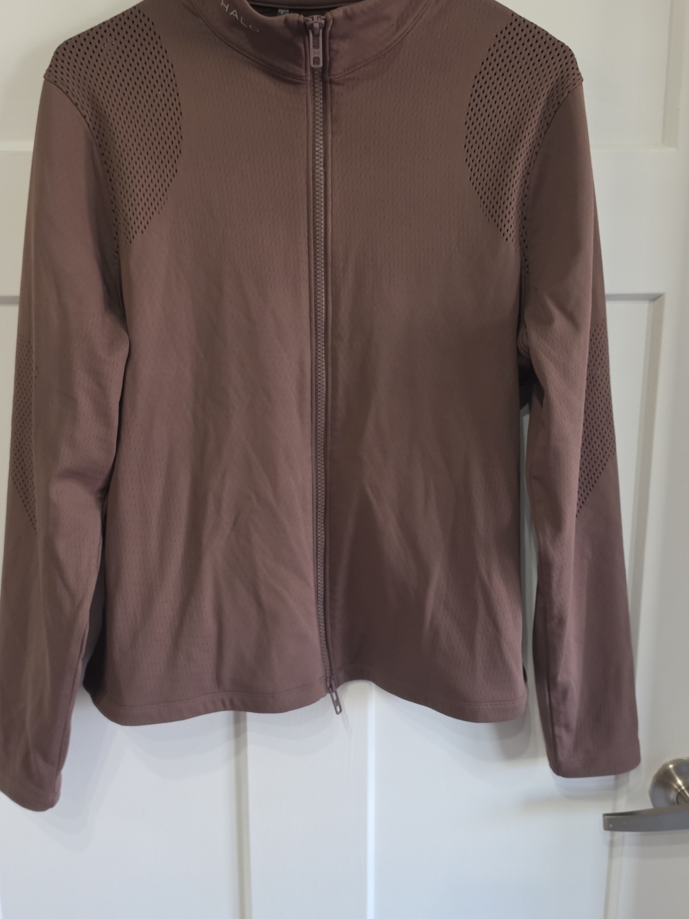Under Armour UA Halo Engineered Women’s Full Zip Jacket Brown Size L